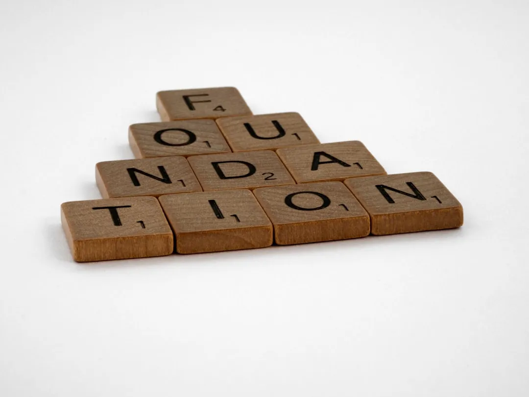 Brown wooden blocks on a white surface